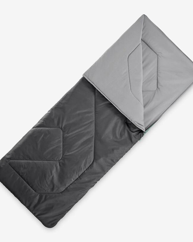 Schlafsack Arpenaz 15 °C schwarz 