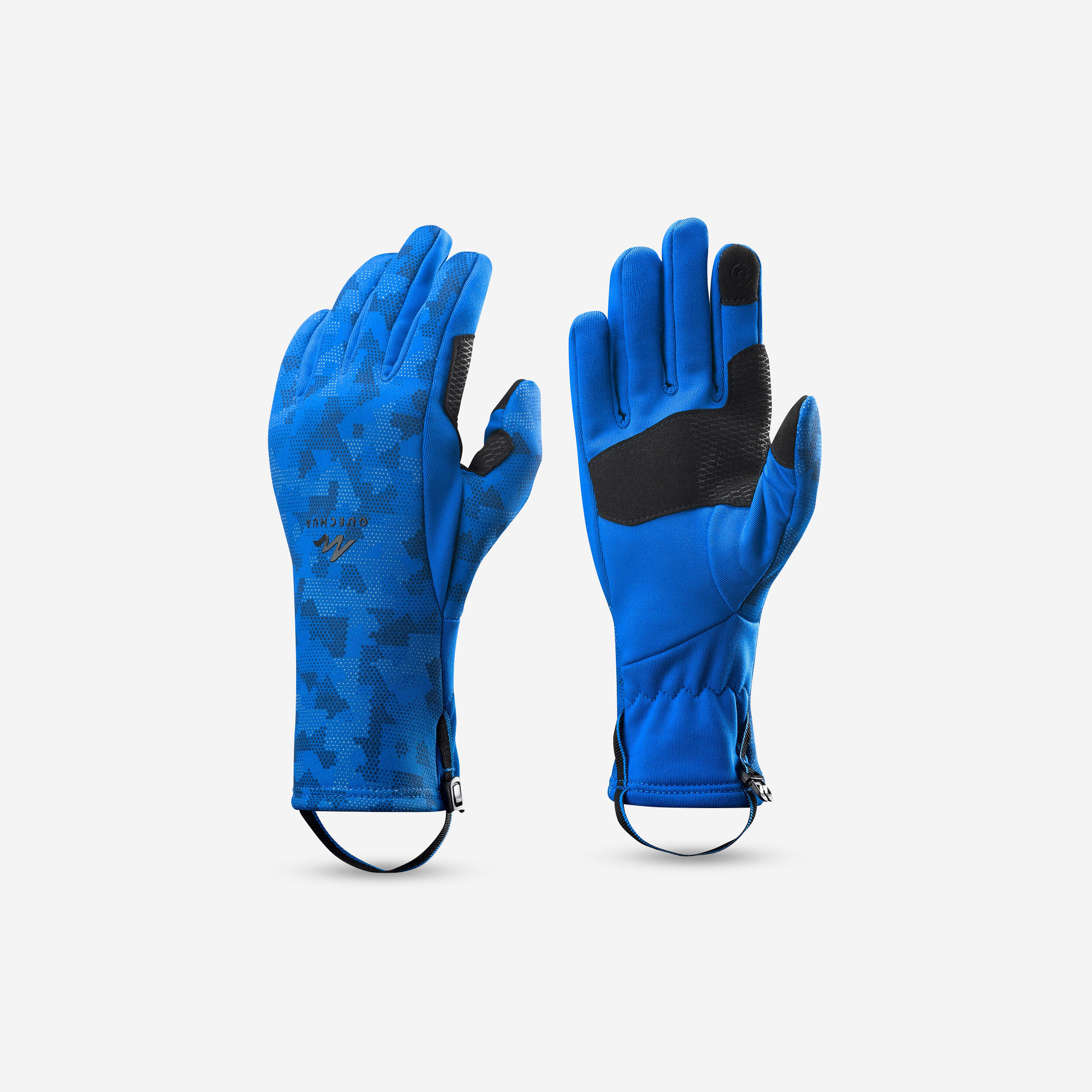 TACTILE HIKING GLOVES - SH500 MOUNTAIN STRETCH - CHILDREN 6 - 14 YEARS