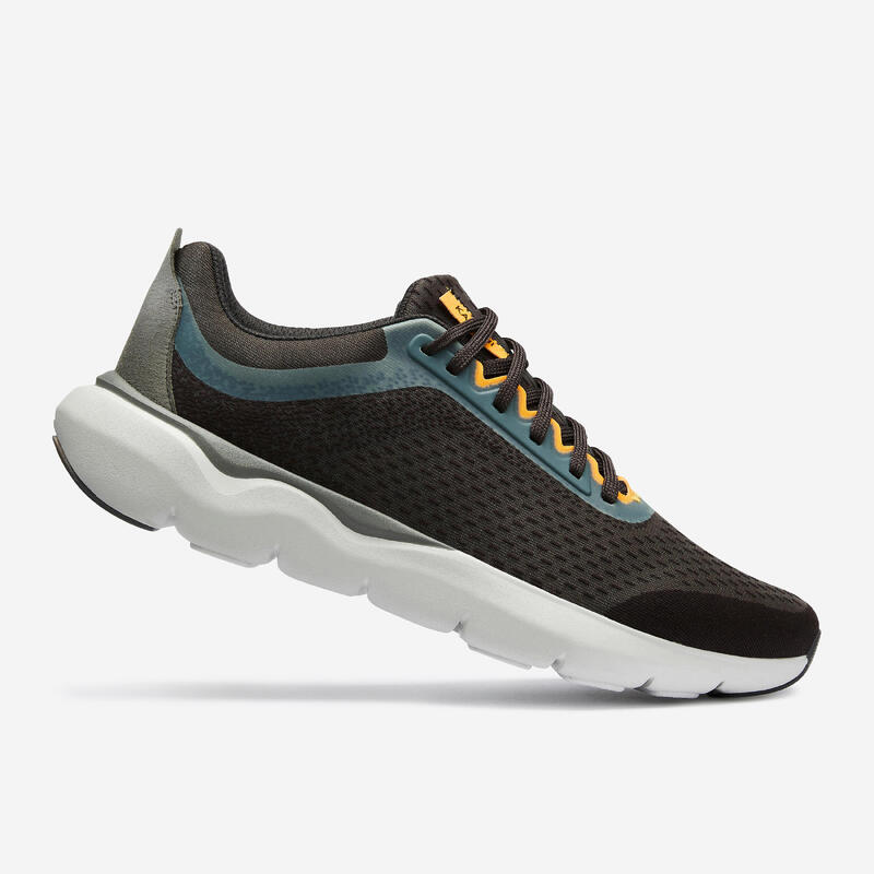 Erkek Koşu Ayakkabısı - Koyu Gri / Sarı - Jogflow 500.1