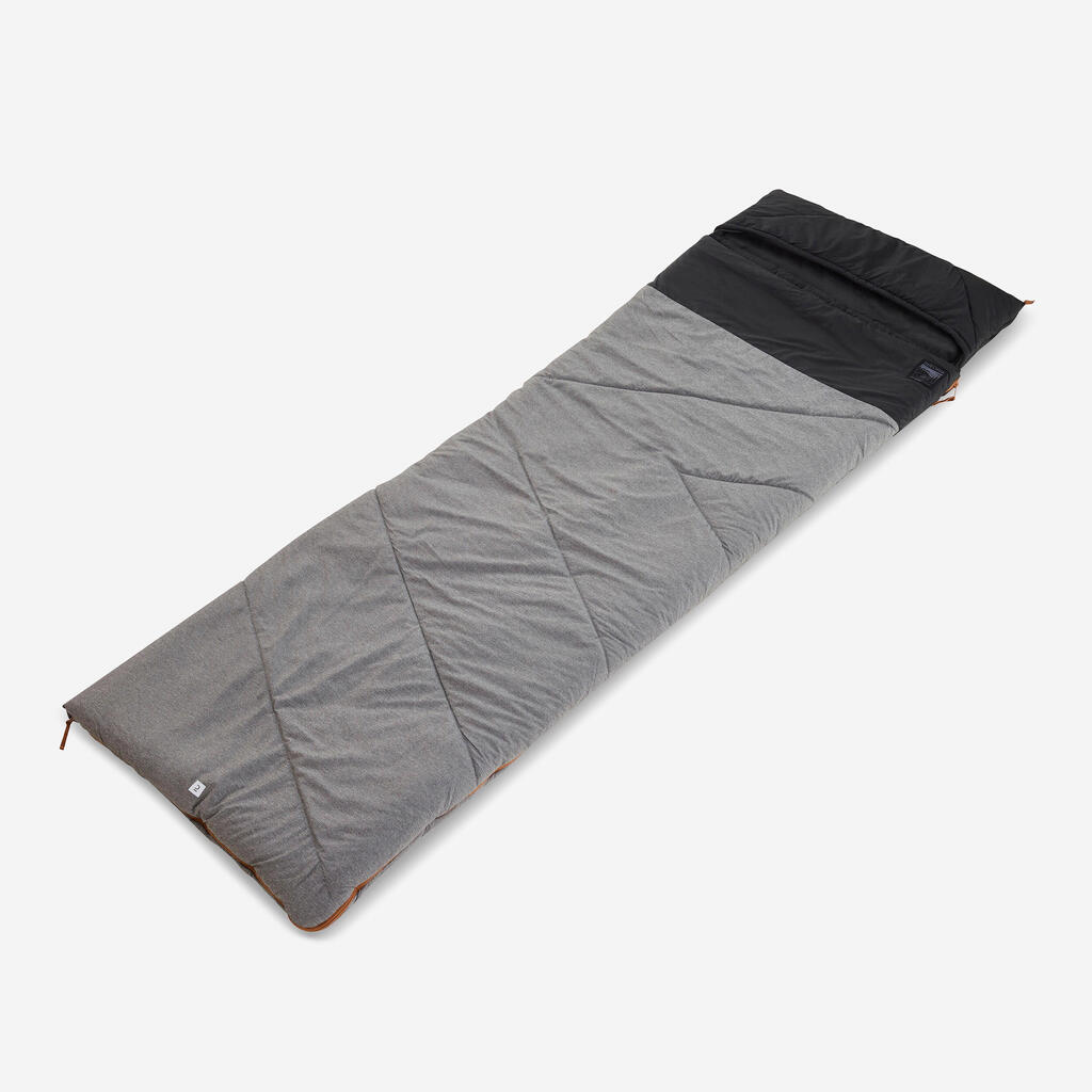 COTTON SLEEPING BAG FOR CAMPING - ARPENAZ 0° COTTON