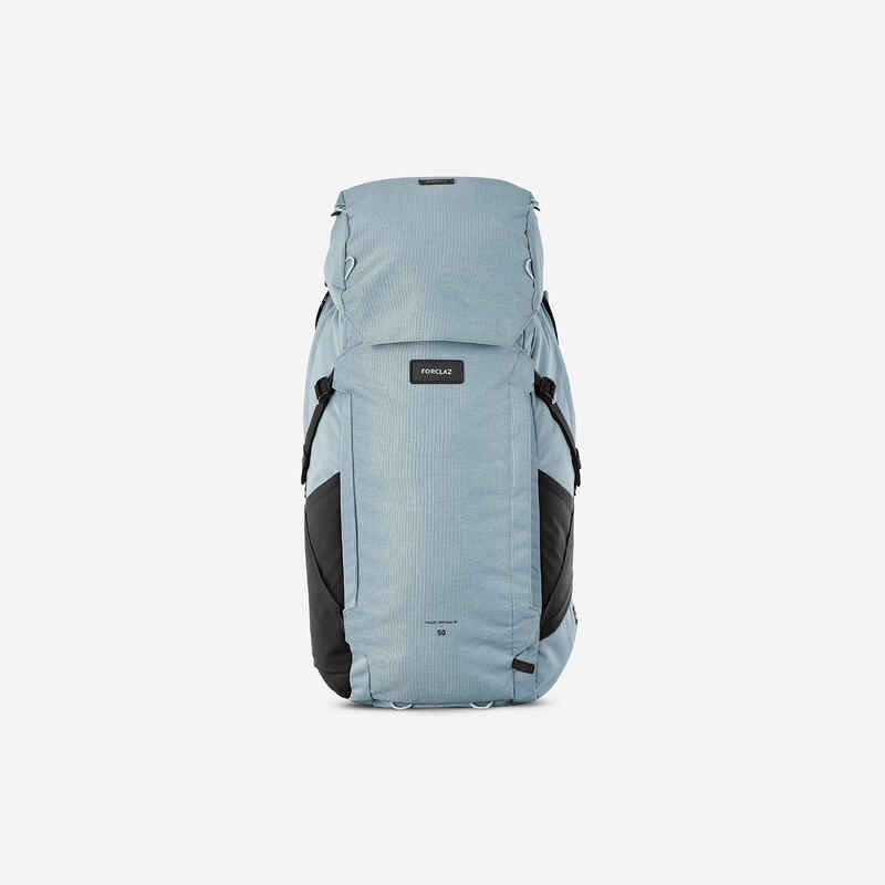 MOCHILA DE VIAJE Y TREKKING ABERTURA MALETA 50+6 L - TRAVEL 900 - MUJER -  Decathlon