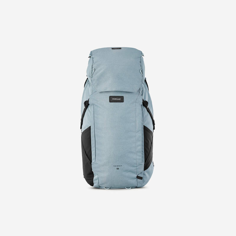 Morral de 50 litros trekking de viaje para Mujer Forclaz Travel 500 azul -  Decathlon