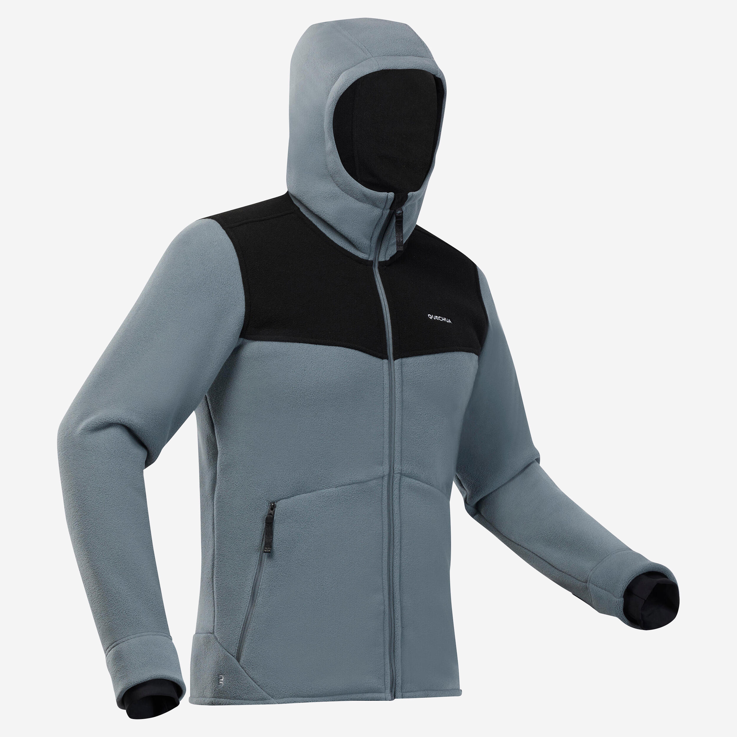 Men's Warm Hiking Fleece Jacket SH500 1/5