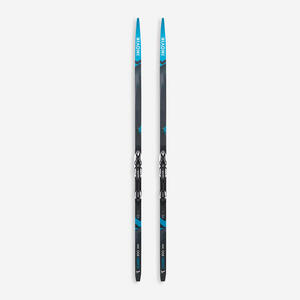 Esquís de fondo clásico con pieles + Fijación Rottefella Adulto Inovik XC S500