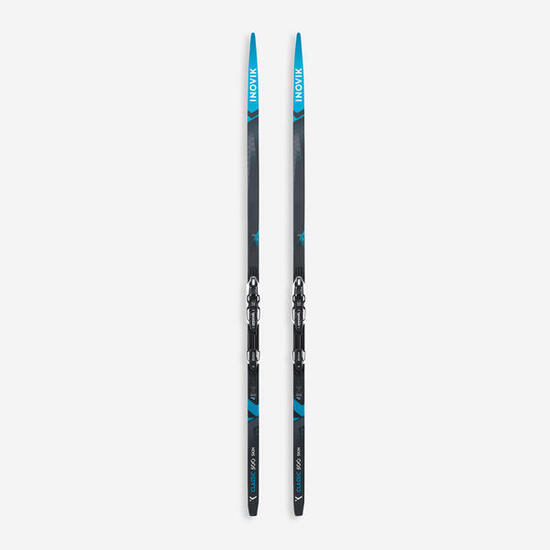 Ski de fond classique à peaux adulte XC S 500 SKIN + Fixation Rottefella Perf