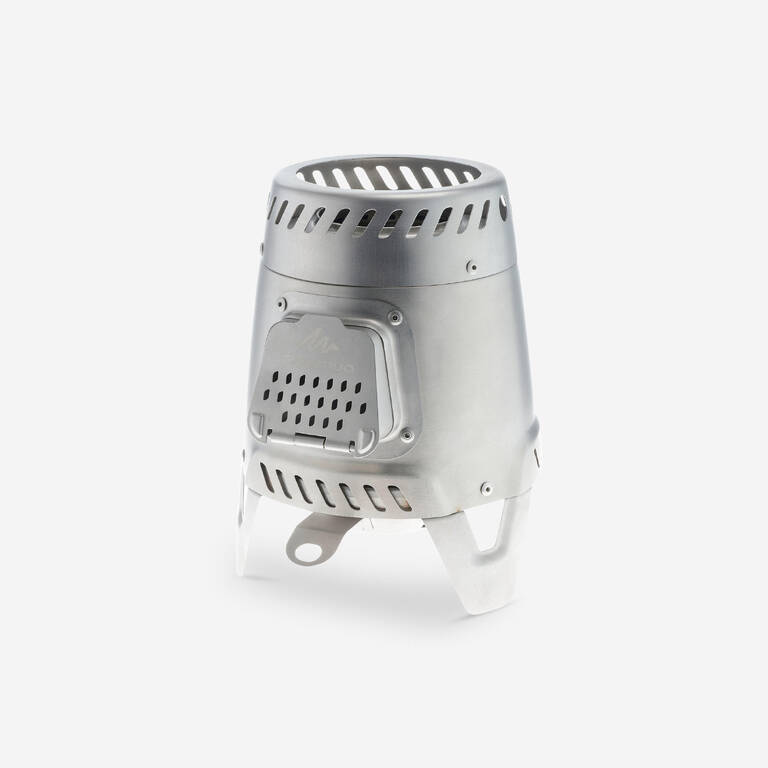 Stainless steel camping stove 500 for camping and bivouacking