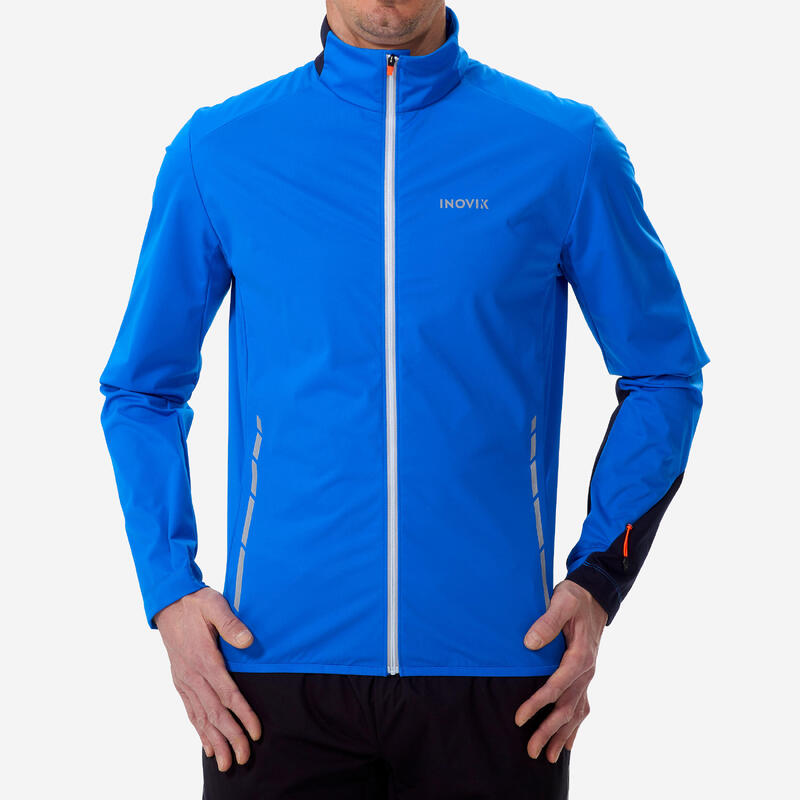 Jachetă schi fond XC S SOFT 500 Albastru Bărbaţi 