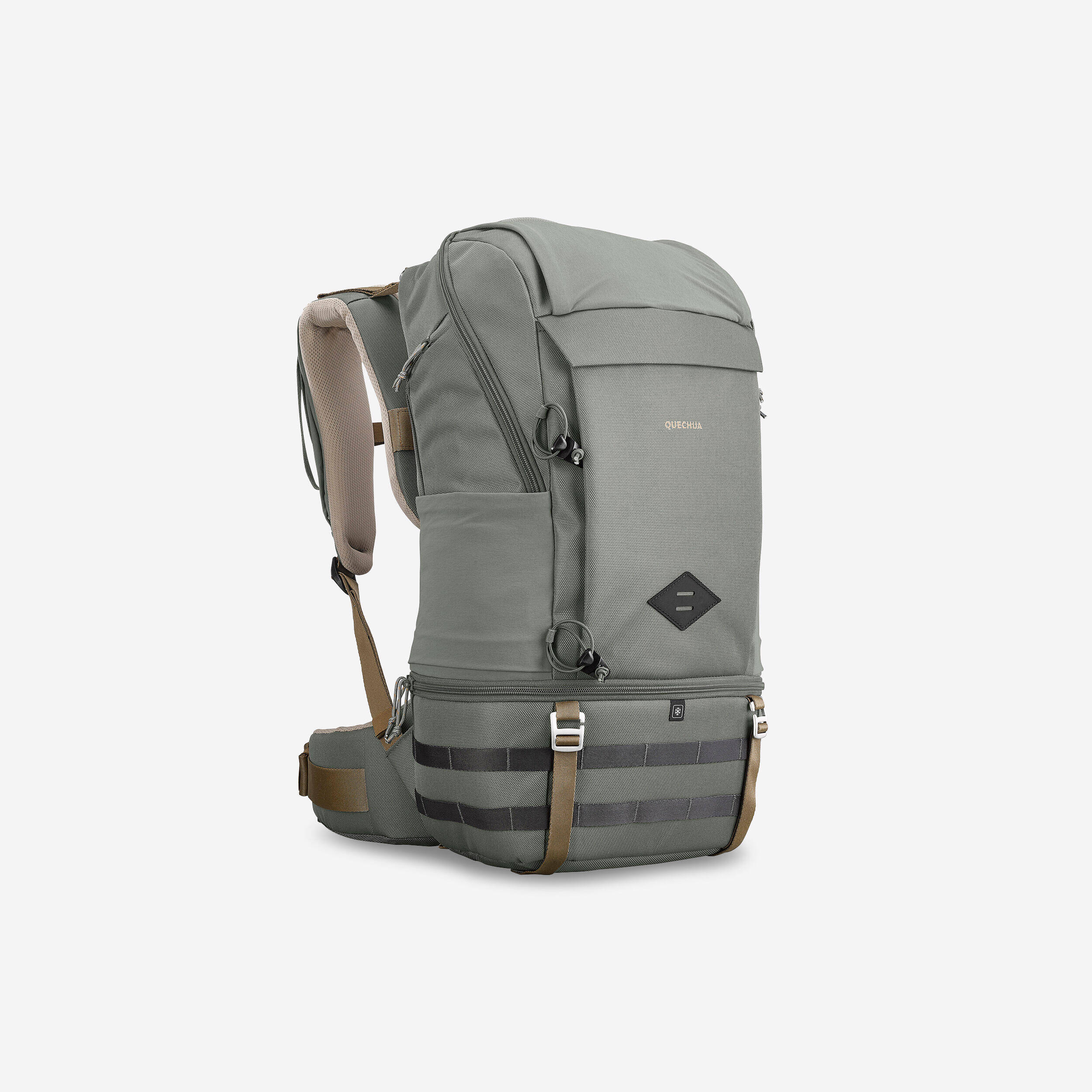 Insulated Comfort Hiking Backpack 25 L, Arpenaz 900 - Ice -  1