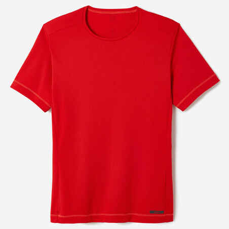 Playera de running roja para hombre Dry