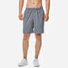 Kratke hlače za fitness 120 Essential prozračne muške sive 
