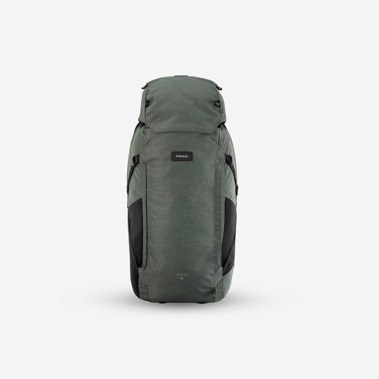 MEN’S TRAVEL TREKKING BACKPACK TRAVEL 900 70+6 L WITH SUITCASE OPENING