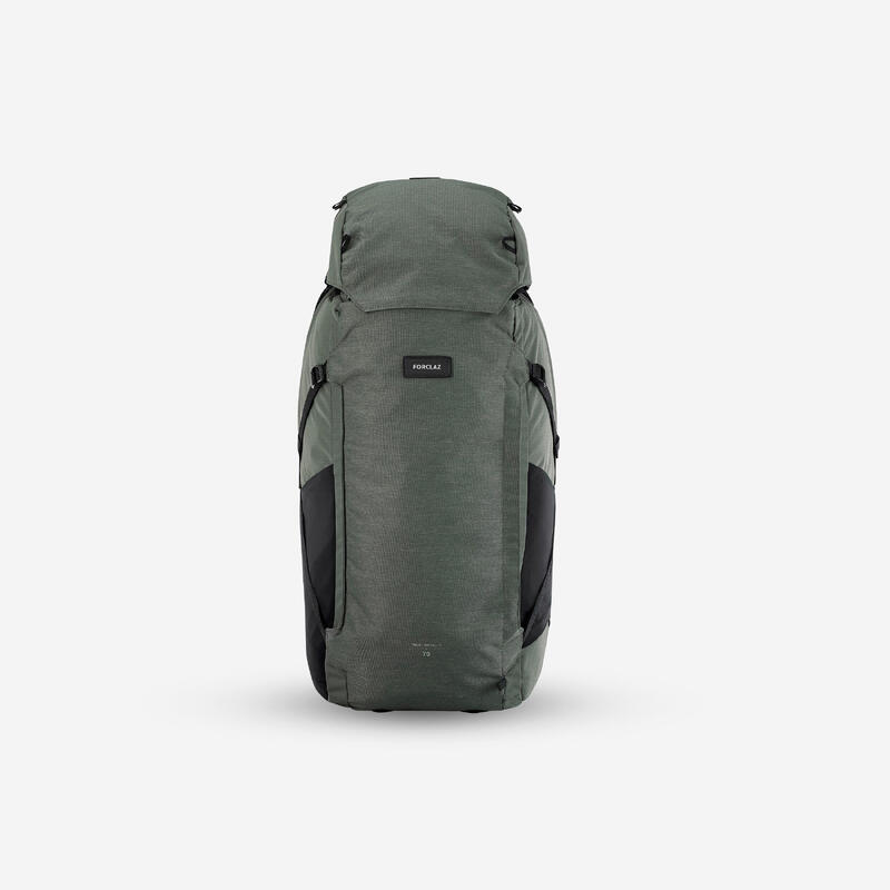 Rucsac Trekking călătorie cu husă ploaie TRAVEL900 70L + 6L Bărbați