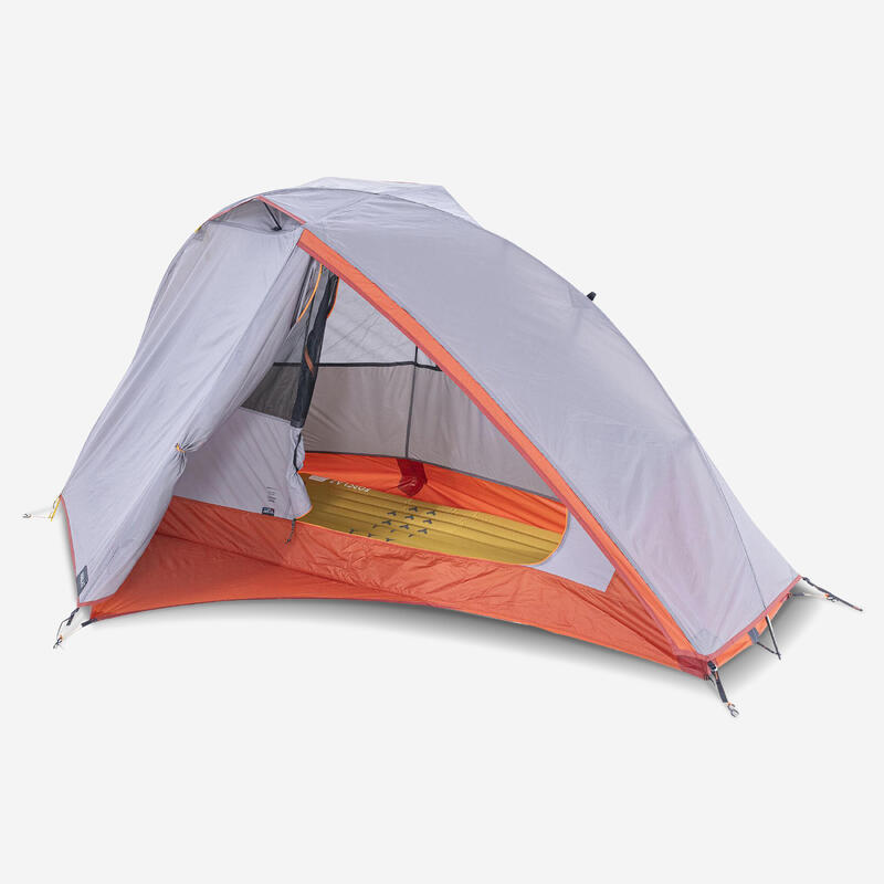 1 Kişilik Outdoor Trekking Kamp Çadırı - Gri/Siyah - MT900