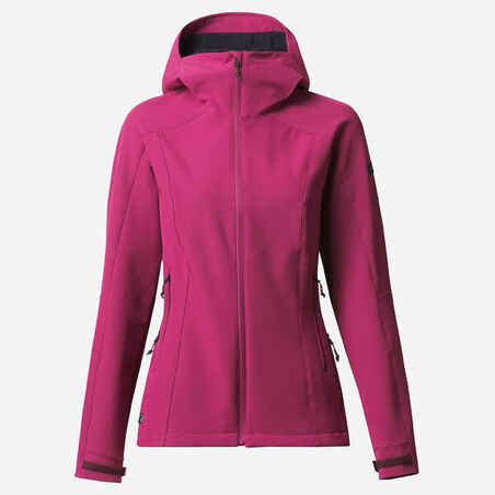 Ženska pohodniška jakna Softshell MT500 WINDWARM