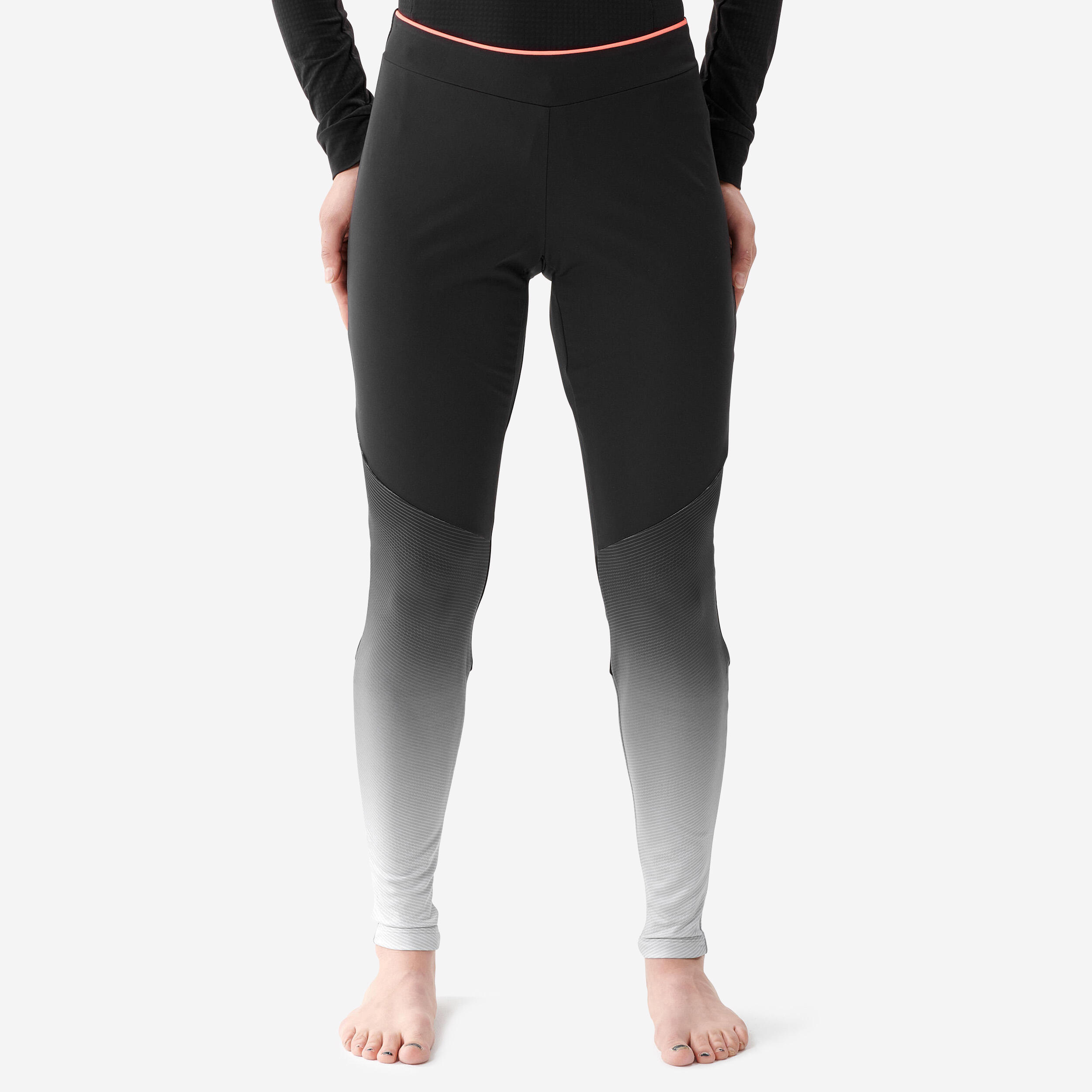 WOMEN S Cross Country Skiing Tights 500 NOIR