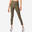 Women's phone pocket fitness high-waisted leggings, dark green