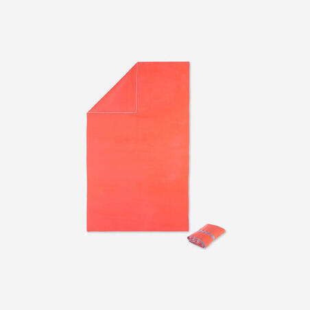 Narandžasti peškir od mikrovlakana veličine XL (80 x 130 cm)