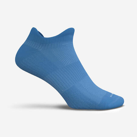 CHAUSSETTES DE RUNNING INVISIBLES RUN500 BLEUES X2