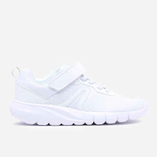 
      Chaussures marche enfant soft 140 blanc / blanc
  