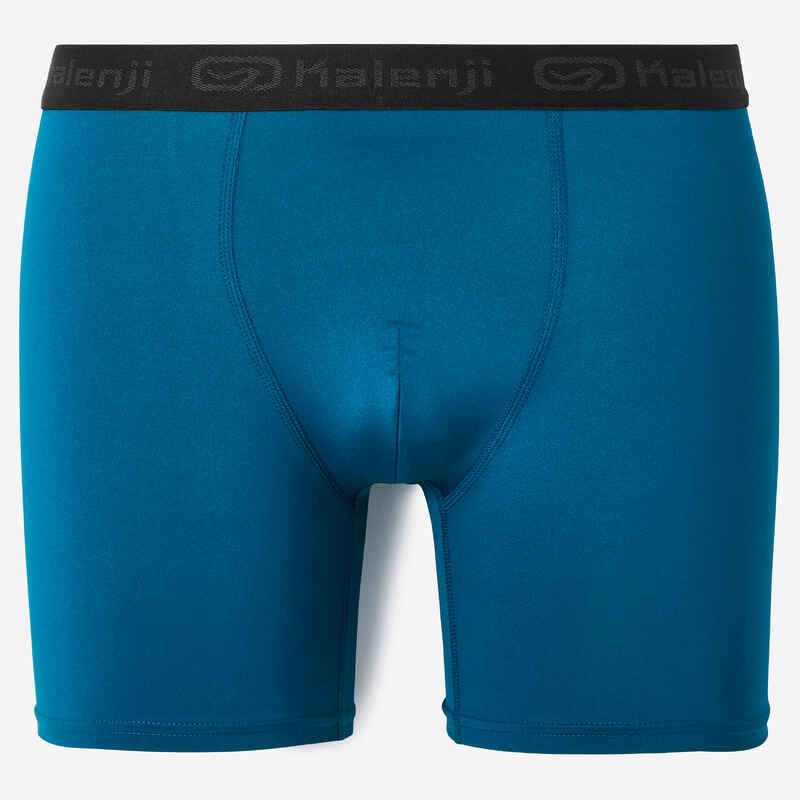 Men's breathable microfibre boxers - Blue