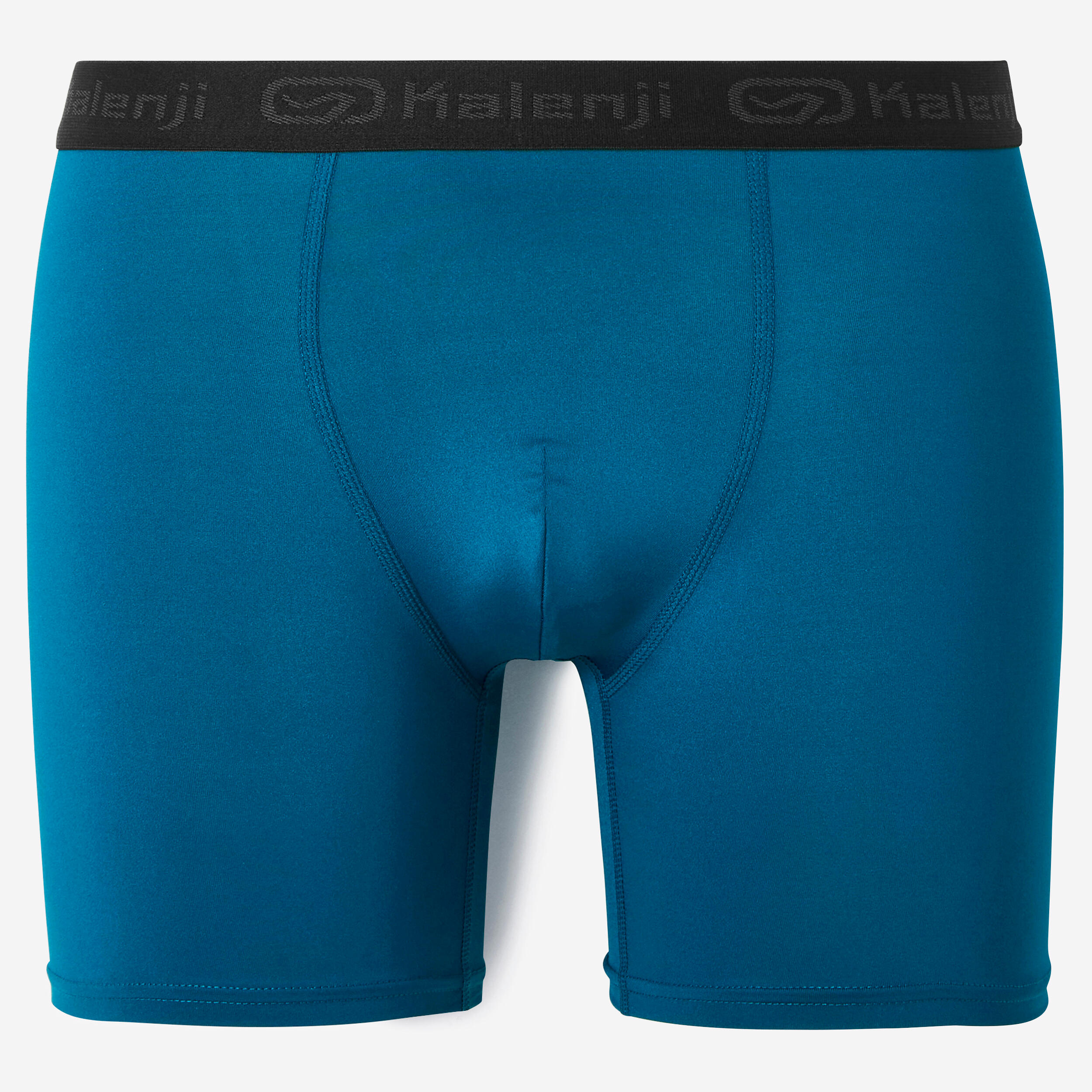 KALENJI Men's breathable microfibre boxers - Blue