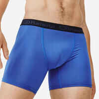 Men's breathable microfibre boxers - Blue