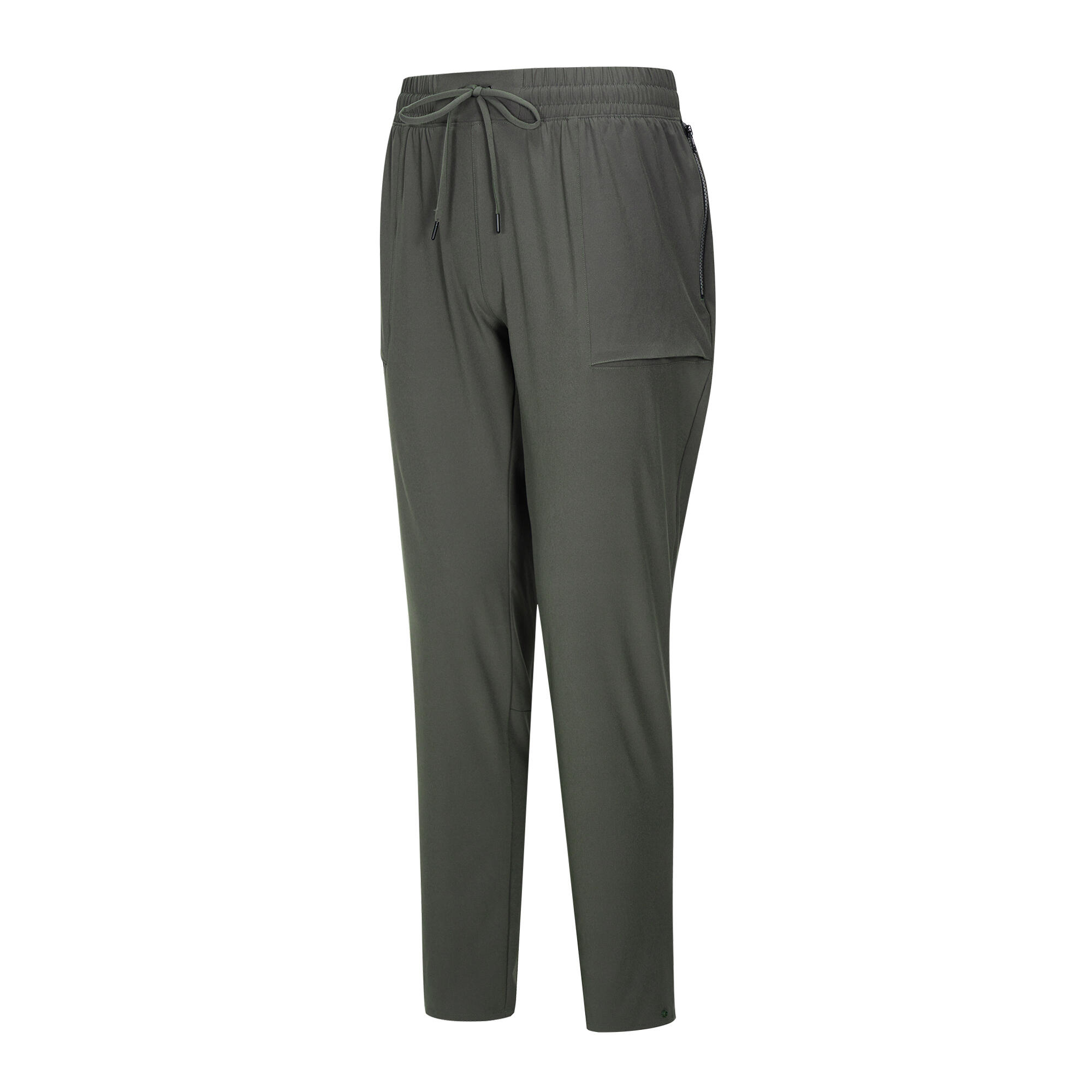 Men Gym Trackpant Convertible, Jog Fit, Quick Dry, Zip Pockets, 500 - Khaki