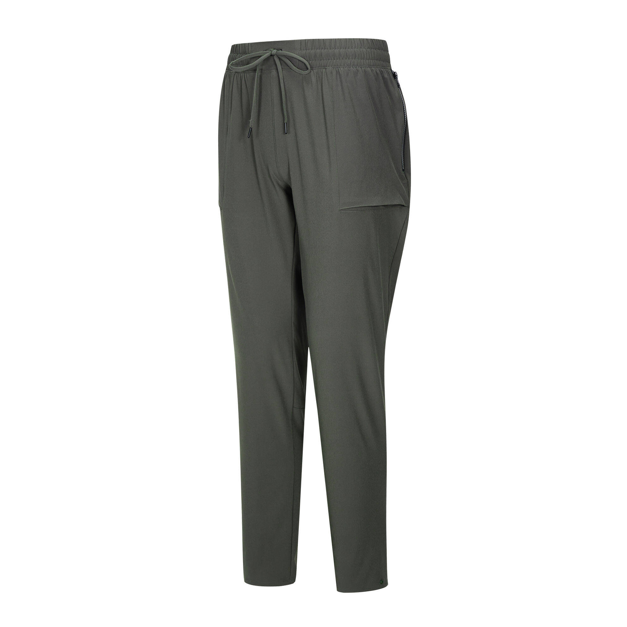 Men Gym Trackpant Convertible, Jog Fit, Quick Dry, Zip Pockets, 500 - Khaki -  3