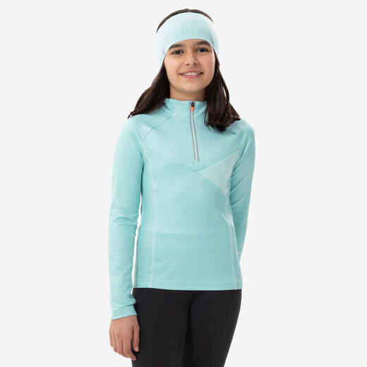 
      Langlaufshirt Kinder warm langarm - XC S 100 türkis
  