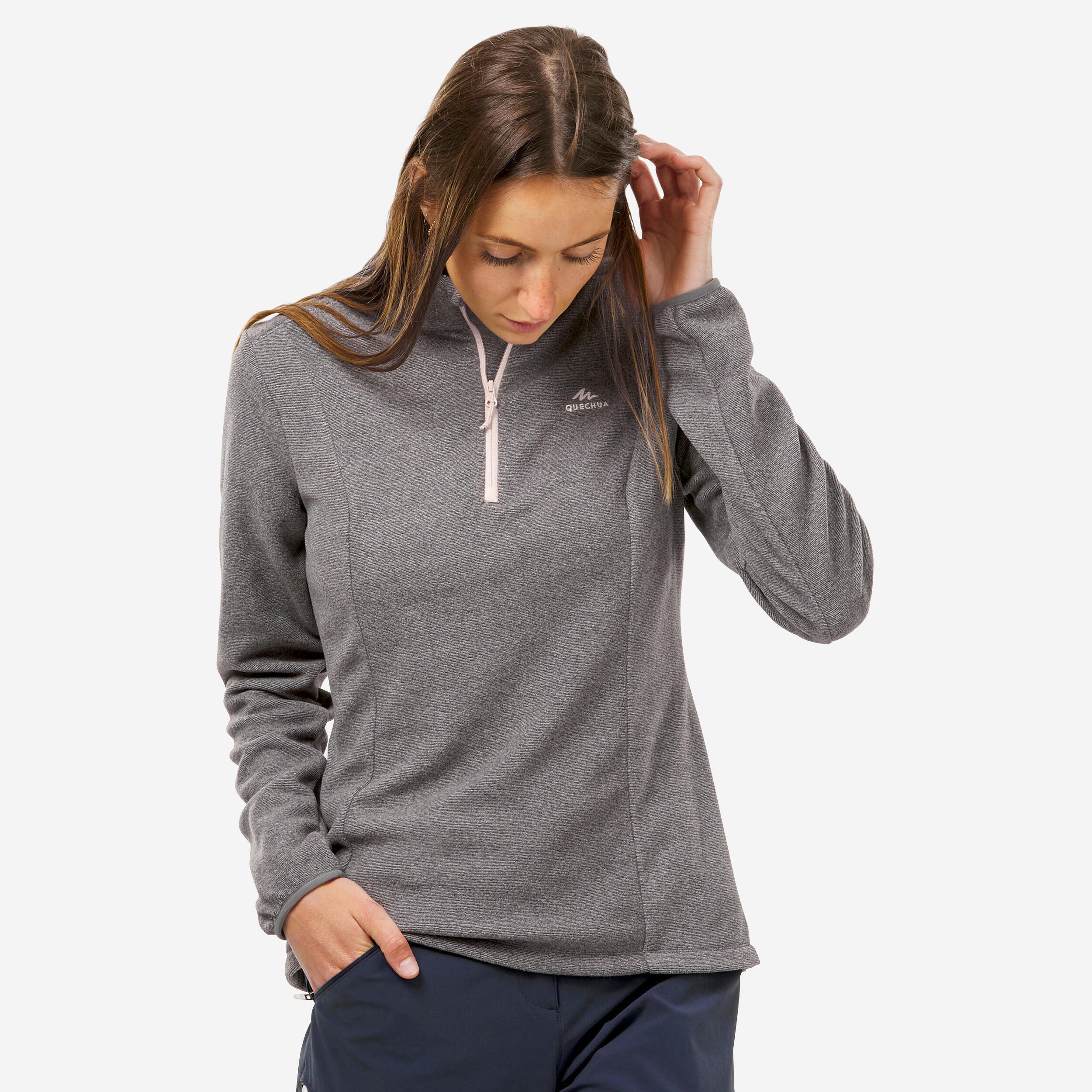 Women’s Hiking Fleece - MH100 1/5