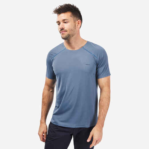 
      Men's Fast Hiking Short-Sleeved T-Shirt FH900  Ice
  