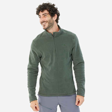 Ανδρική fleece ζακέτα πεζοπορίας - MH120