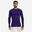 Damen/Herren Fussball Funktionsshirt langarm ‒ Keepdry 500 violett