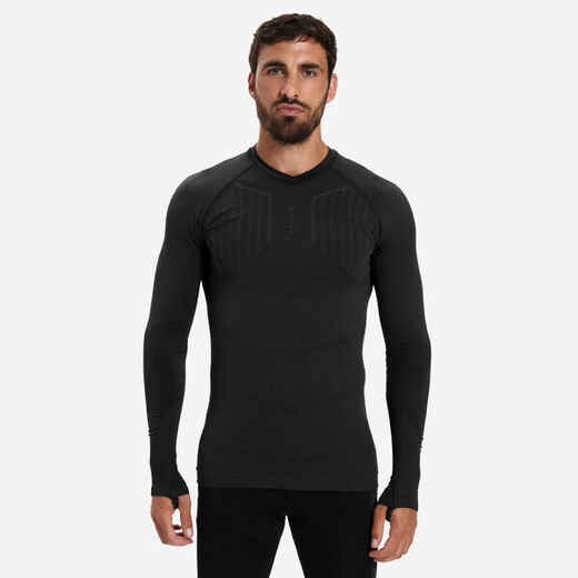 Women's Ski Base Layer Bottoms - BL 500 - Black