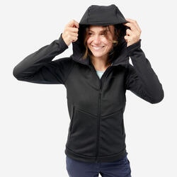 Veste polaire de randonnée - mh500 hood - femme