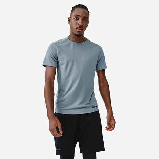 
      Dry Men's breathable running T-shirt - pebble grey
  