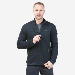 Veste polaire chaude de randonnée - SH100 - Homme - Bleu Foncé