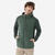 Sweatshirt de randonnée homme, NH500 Hybride vert