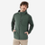 Sweatshirt de randonnée homme, NH500 Hybride vert