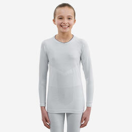 Sous-vêtement technique de ski de fond gris XC S UW 500 ENFANT
