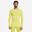 Adult thermal long-sleeved football base layer, yellow