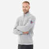 Men’s warm hiking fleece jacket NH100 - Grey