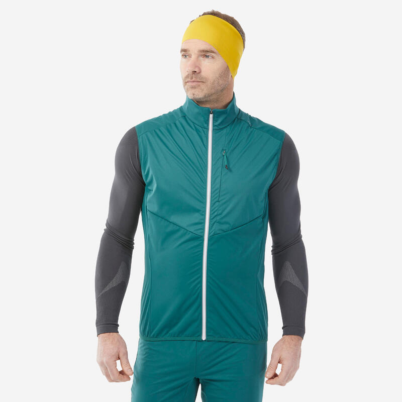 GILET DE SKI DE FOND 500 HOMME - VERT