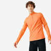 Men's Running Warm Long-Sleeved T-Shirt - spicy orange