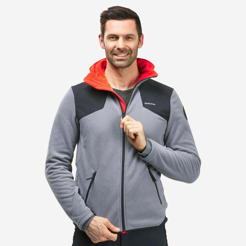 Men's hiking warm fleece jacket - SH500 MOUNTAIN