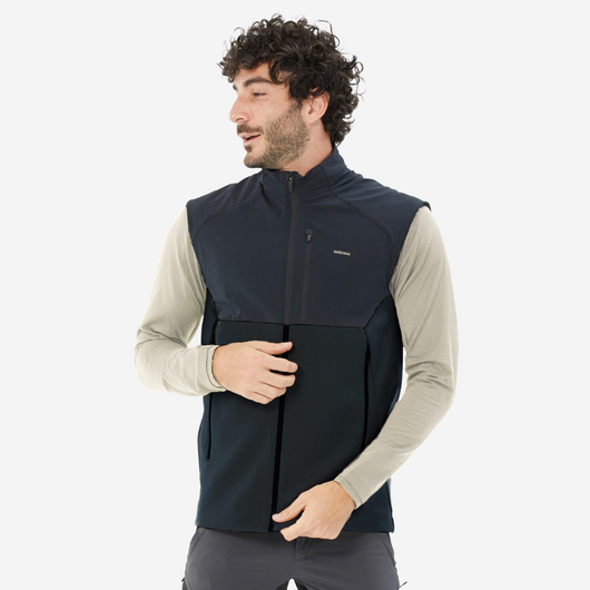 Gilet Polaire de randonnée montagne - Noir - MH520 - Homme