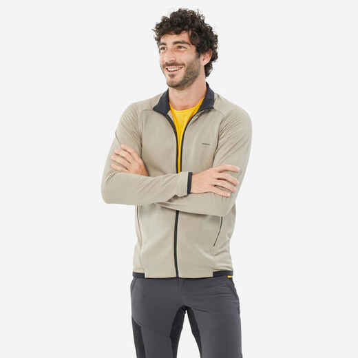 
      Men’s Hiking Thin Fleece Jacket - mh500 Light  
  