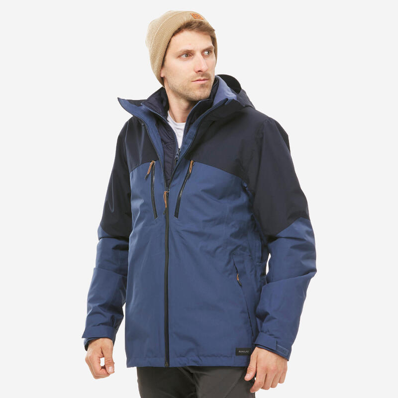 Pánská turistická nepromokavá bunda 3v1 MH 500 Mountain