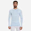 Pieaugušo termoveļas krekls “Keepdry 500”, zilgani pelēks