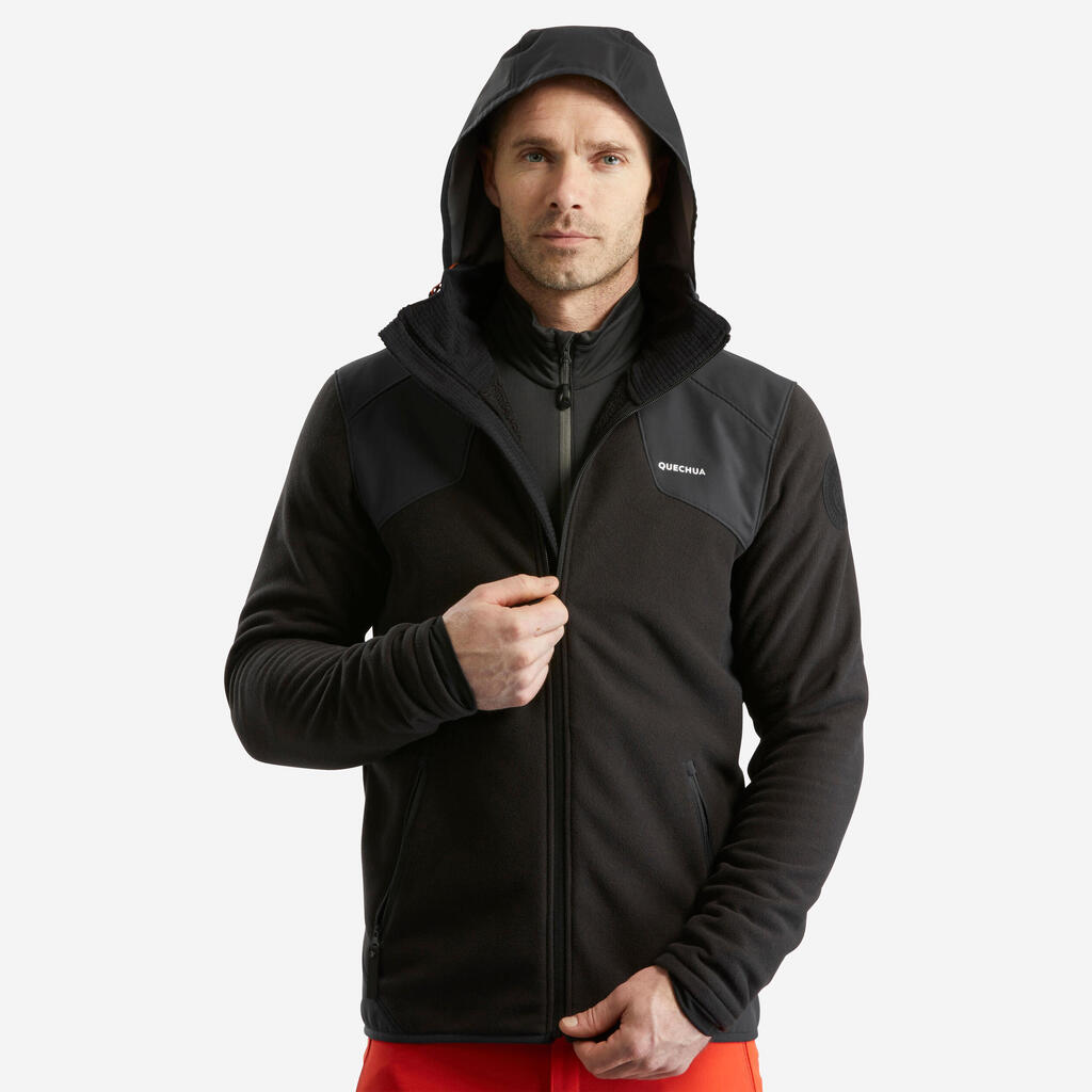 Chaqueta polar cálida de senderismo - SH500 MOUNTAIN - Hombre 